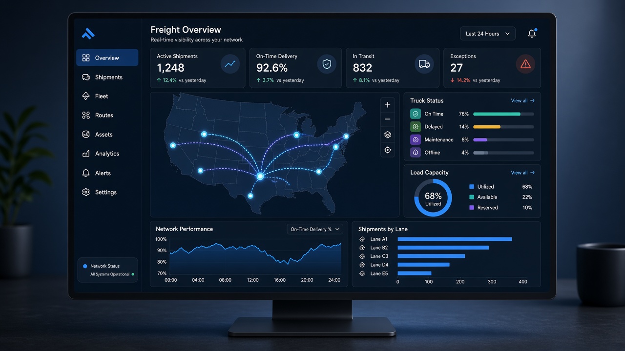 Dispatchrr logistics dashboard